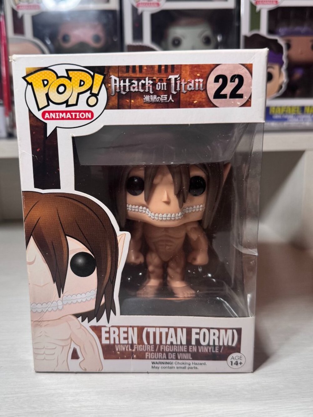 Funko Pop! Vinyl: Attack on Titan Eren (Titan Form) #22 with Soft Protector AOT
